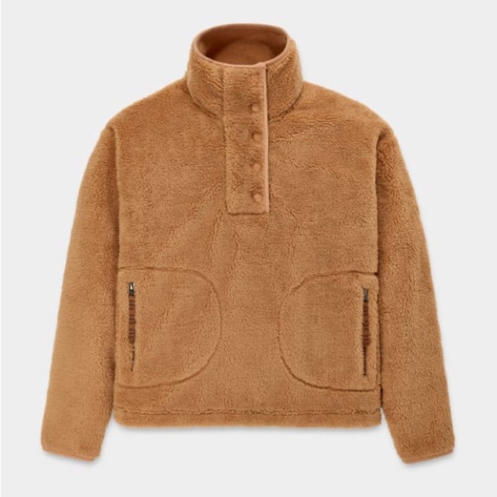 UGG Sherpa Atwell Half-Snap pullover